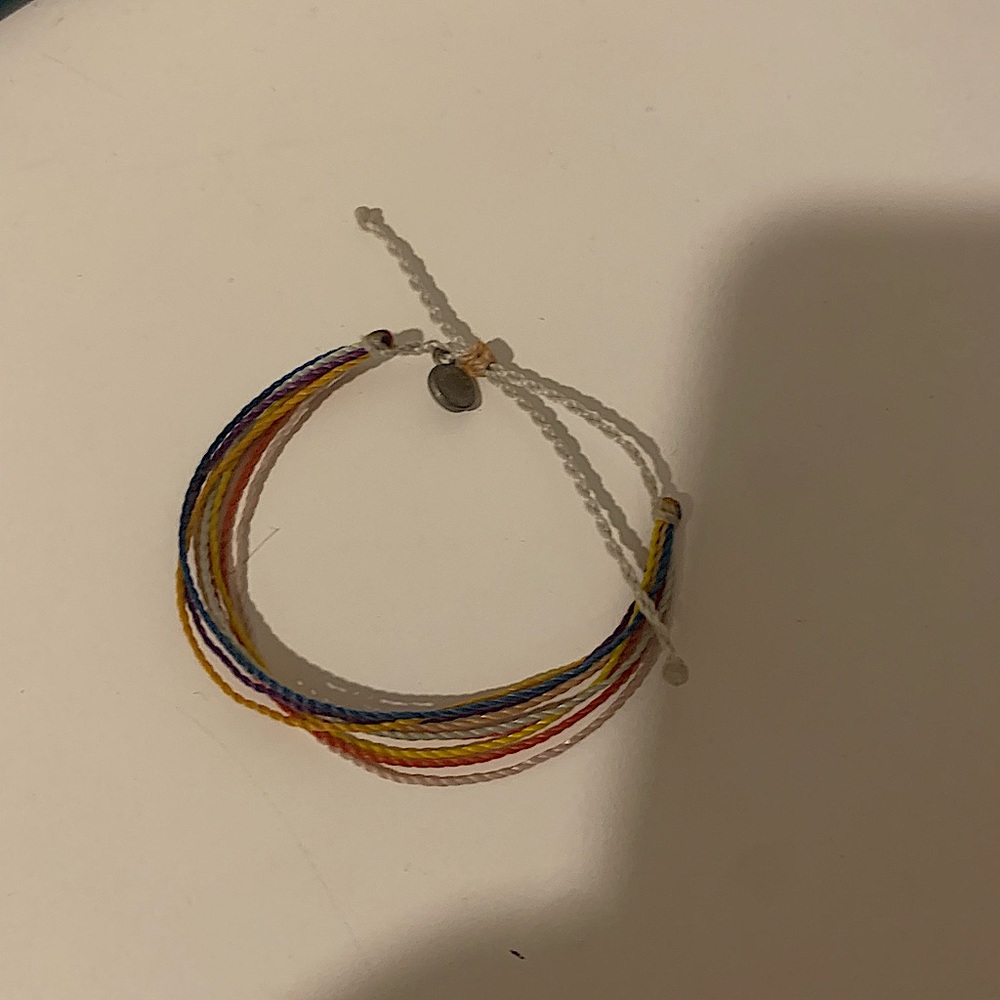 multicolor puravida string bracelet
